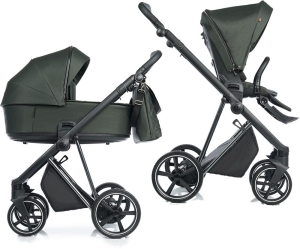 Roan IVI - wózek wielofunkcyjny, zestaw 2w1 z opcją 3w1 | Black Forest