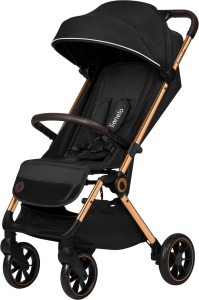 Lionelo Cloe - lekki i kompaktowy wózek spacerowy | Black Onyx