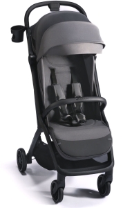 Kinderkraft Nubi 2 - lekki wózek spacerowy do 24 kg | Cloudy Grey