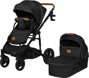Lionelo Mari Tour - wielofunkcyjny wózek, zestaw 2w1 | Black Onyx
