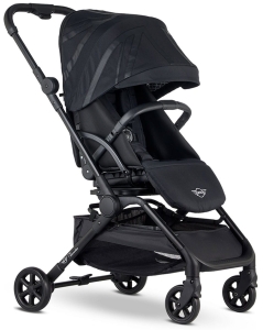 Easywalker Buggy Turn 360 - lekki, nowoczesny wózek spacerowy z obrotowym siedziskiem | Oxford Black