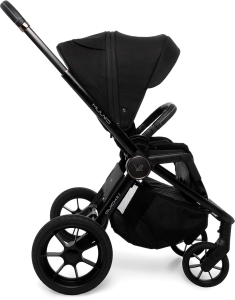 Muuvo Quick SE 2 - wielofunkcyjny wózek spacerowy z dużymi kołami | Chromium Black