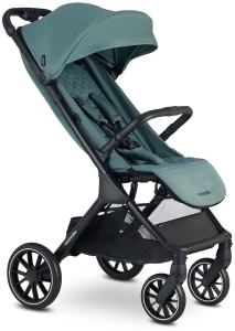 Easywalker Jackey XL  - kompaktowy wózek spacerowy do 22 kg z kołami XL | Forest Green