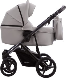 Bebetto Pascal Premium Class  - wielofunkcyjny wózek 2w1, z opcją 3w1 | Dark 01
