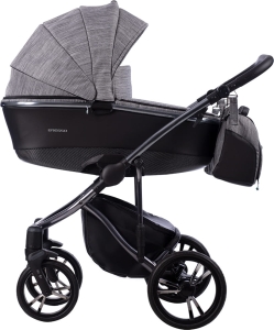 Bebetto Bresso - wózek wielofunkcyjny, zestaw 2w1 z opcją 3w1 | Premium Class Dark 02