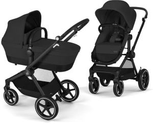 Cybex Eos Lux - wózek wielofunkcyjny 2w1 | BLK Moon Black 