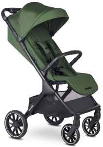 Easywalker Jackey 2 XL - lekka, miejska spacerówka z dużymi kołami | Deep Green