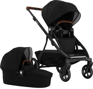 Redsbaby Nuvo Single - wielofunkcyjny wózek 2w1 z opcją wózka dla dwójki dzieci | Black 