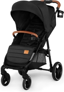 Kinderkraft Grande 2020 - lekki wózek spacerowy | Black
