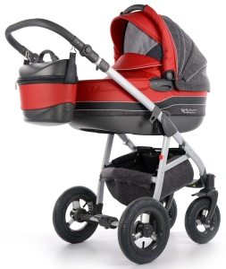 Tako Baby Heaven EXCLUSIVE - wózek wielofunkcyjny 2w1 z opcją 3w1 | 05 Red&Grey