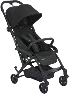 Maxi-Cosi Laika - kompaktowy wózek spacerowy z opcją 2w1 lub 3w1 | Nomad Black