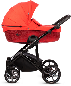 Tutis Viva Life - wielofunkcyjny wózek dziecięcy, zestaw 2w1 | 040 Ruby