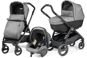 Peg Perego Book 51 Futura - wózek głęboko-spacerowy, zestaw 3w1 | Futura Cinder