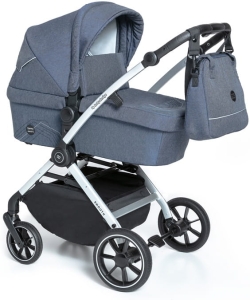 Baby Design Smooth - wózek wielofunkcyjny, zestaw 2w1 z opcją 3w1 | 03 Navy