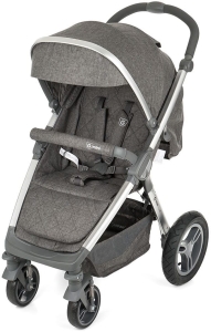 Gmini Trend Air -wózek spacerowy z pompowanymi kołami | Trend Air Platina, Outlet