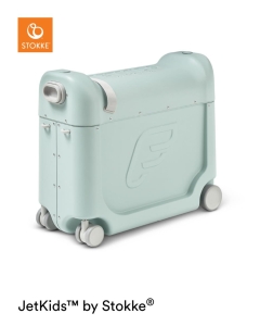 Stokke JetKids BedBox - walizka dziecięca z funkcją łóżka | Green Aurora