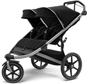 THULE Urban Glide 2 Double - bliźniaczy wózek do biegania | Jet Black