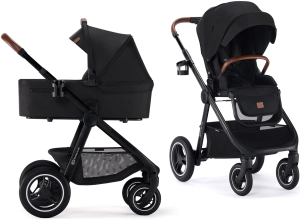 Kinderkraft Everyday- wózek wielofunkcyjny 2w1 z opcją 3w1 | Black