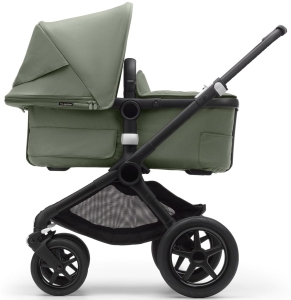Bugaboo Fox 3 - wielofunkcyjny wózek dziecięcy, zestaw 2w1 | Komplet Black / Forest Green, SALE