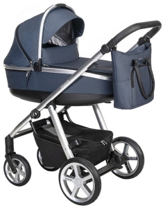 Espiro Next Up GEL - wielofunkcyjny wózek dziecięcy, zestaw 2w1 z opcją 3w1 | Multicolor 503 Navy City 