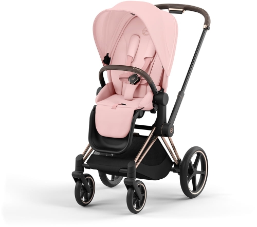 Cybex Priam 4.0 - ekskluzywny wózek spacerowy | Peach Pink