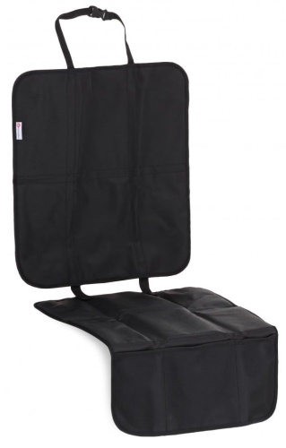 Petite&Mars Savior - mata, ochraniacz, organizer do samochodu 3w1 | Black