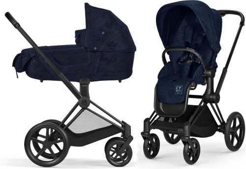 Cybex Priam 4.0 - wózek wielofunkcyjny, zestaw 2w1 z opcją 3w1 |  FE Rebellious Luxury Denim 