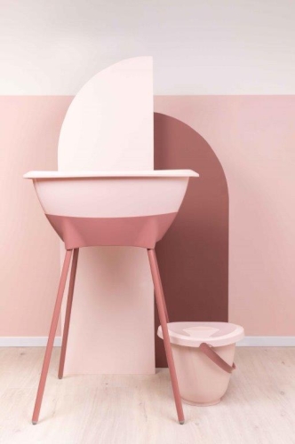 Luma zestaw kąpielowy 8w1 - wanienka + dodatki | Blossom Pink