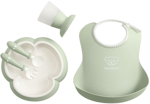 BabyBjorn - zestaw obiadowy | Powder Green
