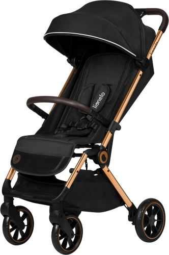 Lionelo Cloe - lekki i kompaktowy wózek spacerowy | Black Onyx