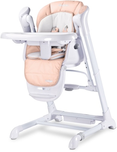 Caretero Indigo - huśtawka elektryczna 2w1 | Powder Pink