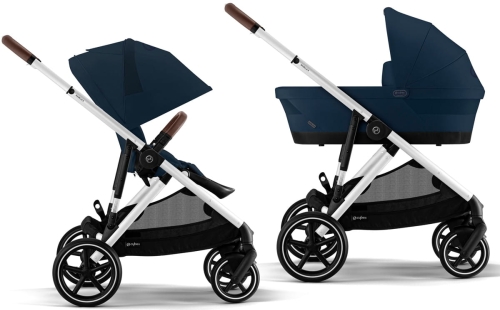 Cybex Gazelle S 2.0 - wózek wielofunkcyjny, zestaw 2w1 dla jednego dziecka | SLV Ocean Blue