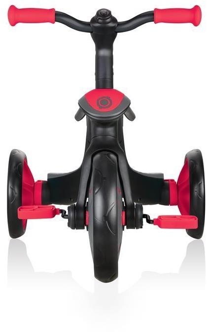 Globber Explorer Trike 3w1 - rowerek trójkołowy, biegowy | Red