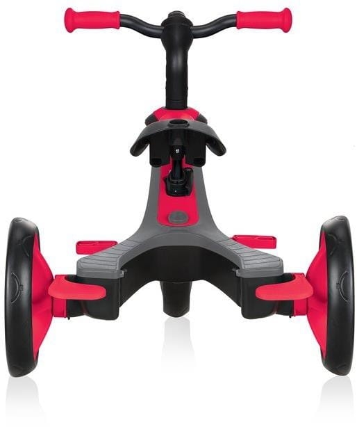 Globber Explorer Trike 3w1 - rowerek trójkołowy, biegowy | Red