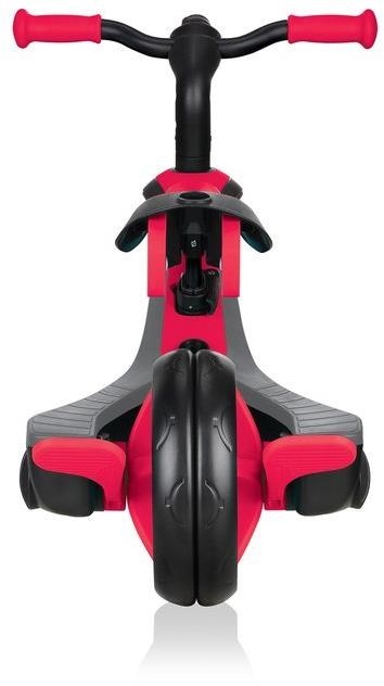 Globber Explorer Trike 3w1 - rowerek trójkołowy, biegowy | Red