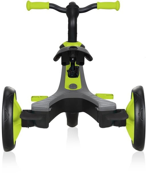 Globber Explorer Trike 4w1 - rowerek trójkołowy | Lime Green