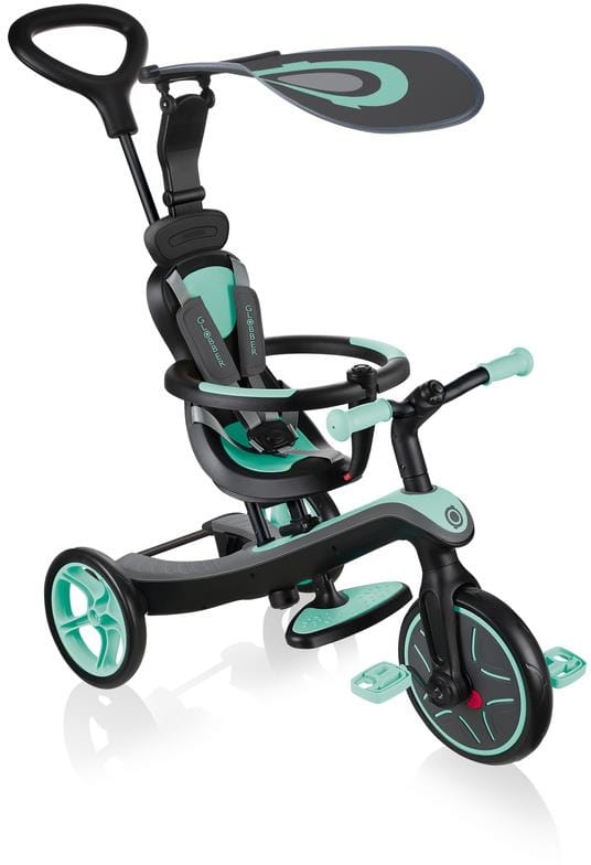 Globber Explorer Trike 4w1 - rowerek trójkołowy | Mint