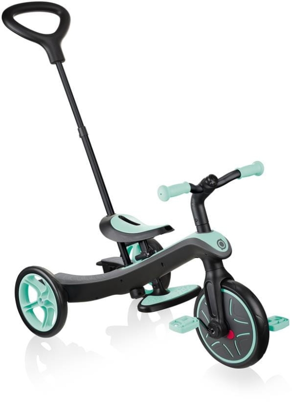 Globber Explorer Trike 4w1 - rowerek trójkołowy | Mint