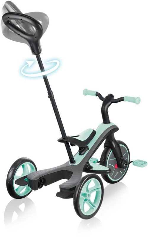 Globber Explorer Trike 4w1 - rowerek trójkołowy | Mint
