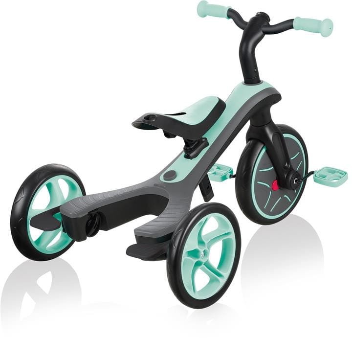 Globber Explorer Trike 4w1 - rowerek trójkołowy | Mint