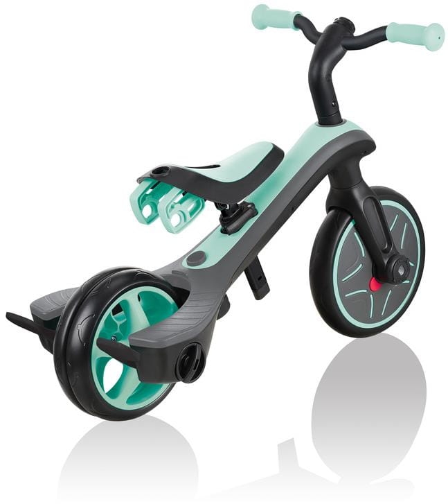 Globber Explorer Trike 4w1 - rowerek trójkołowy | Mint