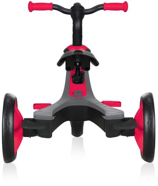 Globber Explorer Trike 4w1 - rowerek trójkołowy | New Red