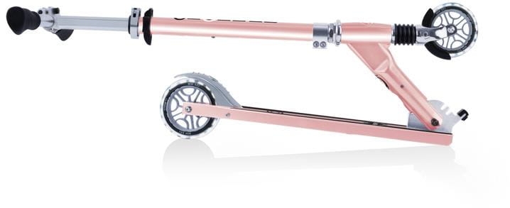 Globber Flow Element Comfort Lights - hulajnoga 2-kołowa LED | Rose Gold