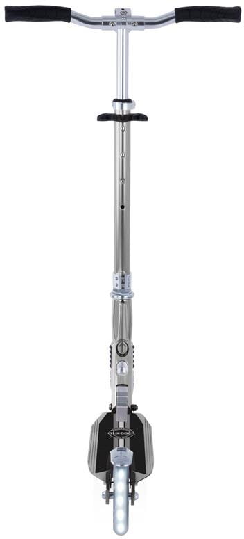 Globber Flow Element Comfort Lights - hulajnoga 2-kołowa LED | Silver