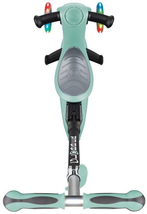Globber GO-UP Deluxe Fantasy Lights -  wielofunkcyjny jeździk dziecięcy 3w1 | Mint