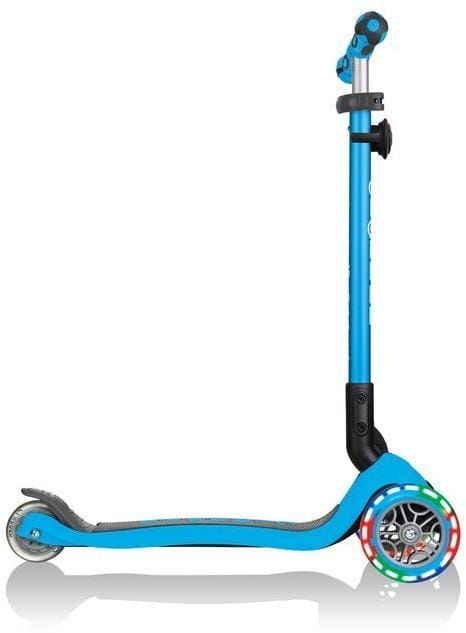 Globber GO-UP Deluxe Fantasy Lights -  wielofunkcyjny jeździk dziecięcy 3w1 | Sky Blue
