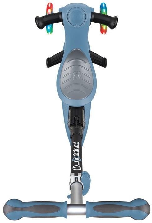 Globber GO-UP Deluxe Fantasy Lights -  wielofunkcyjny jeździk dziecięcy 3w1 | Steel