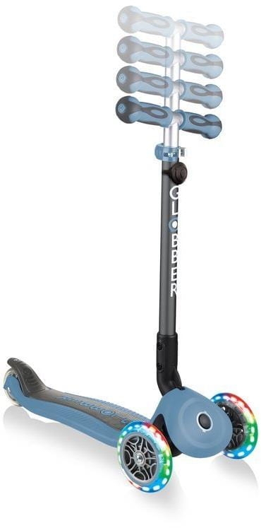 Globber GO-UP Deluxe Fantasy Lights -  wielofunkcyjny jeździk dziecięcy 3w1 | Steel