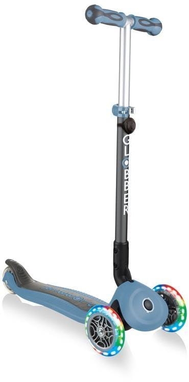Globber GO-UP Deluxe Fantasy Lights -  wielofunkcyjny jeździk dziecięcy 3w1 | Steel