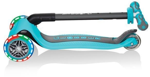 Globber GO-UP Deluxe Fantasy Lights -  wielofunkcyjny jeździk dziecięcy 3w1 | Teal